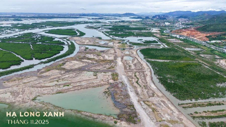 Cập nhật tiến độ san lấp mặt bằng dự án Vinhomes Olympic Hà Nội tháng 1 năm 2026