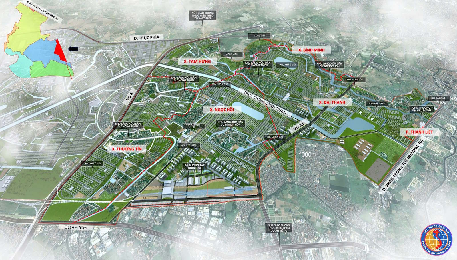 Nỗi lo đường vào trung tâm tắc nghẽn & Giải pháp 4 trục khung