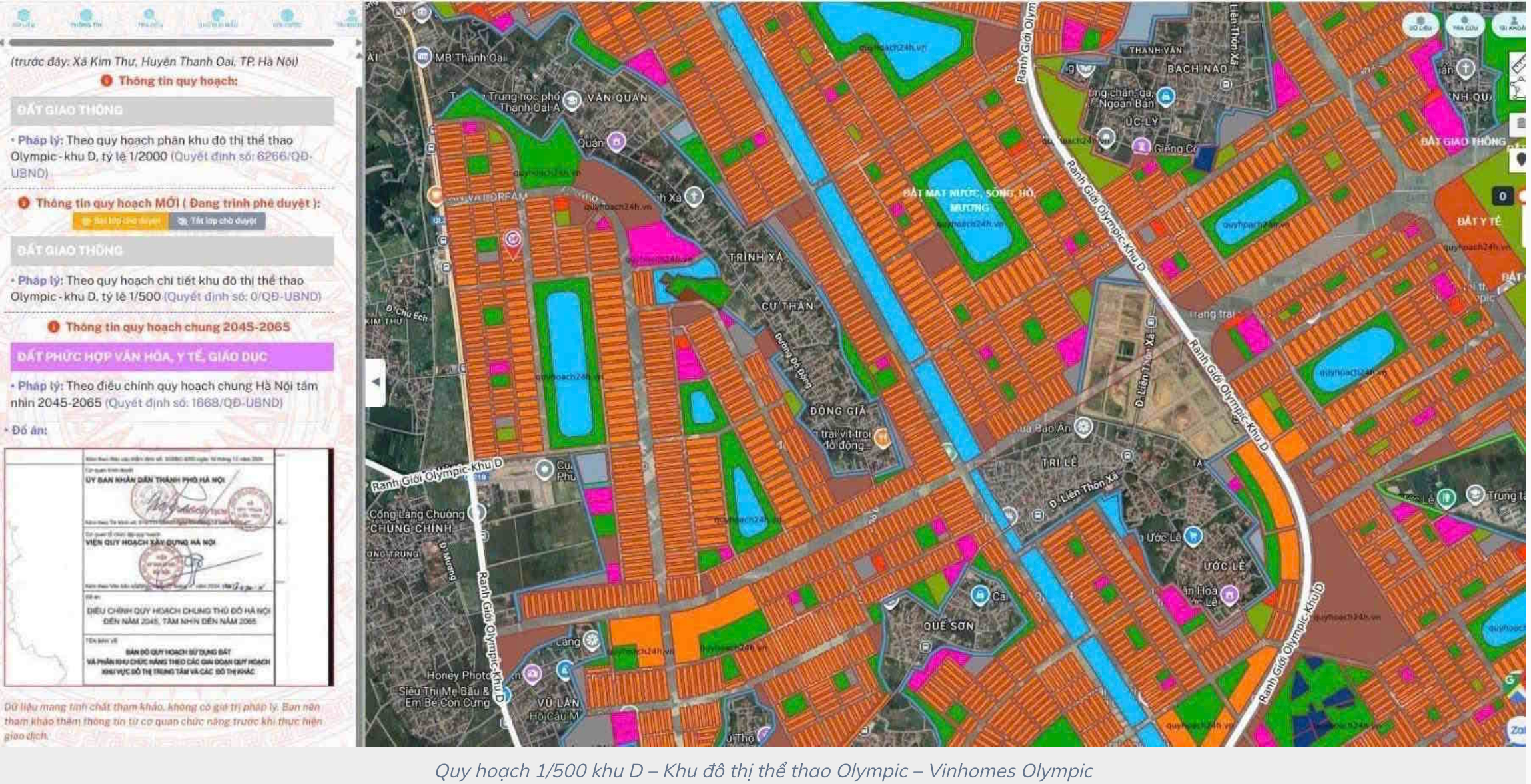 Quy hoạch 1/500 Khu D