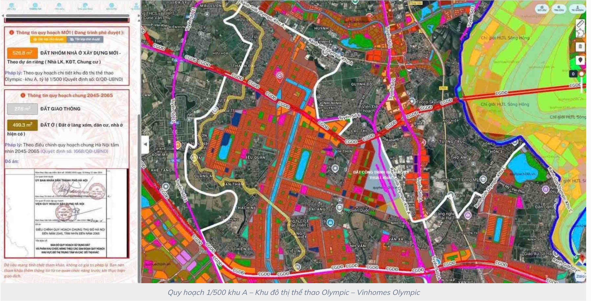 Quy hoach khu A